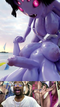 Thicc Milky Waifu Busts a Huge Nut