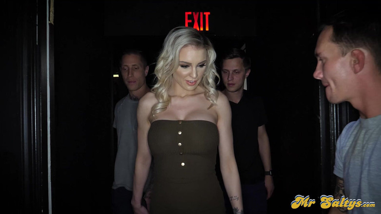 CreamPiled: Bukkake at Sexy Club with Kenzie Taylor