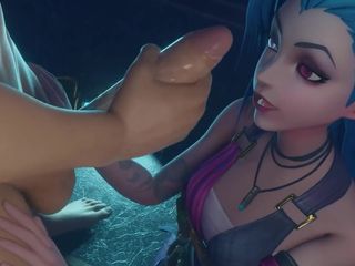 MsFreakAnim: League of Legends porno Jinx Compilation rule34 3D Hentai senza censura