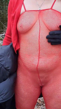 Red Bodystocking