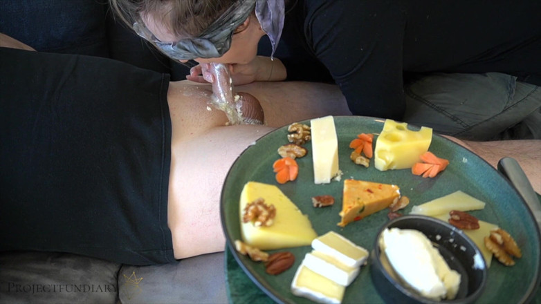 Projectsexdiary: Cheese fetish blowjob with saliva