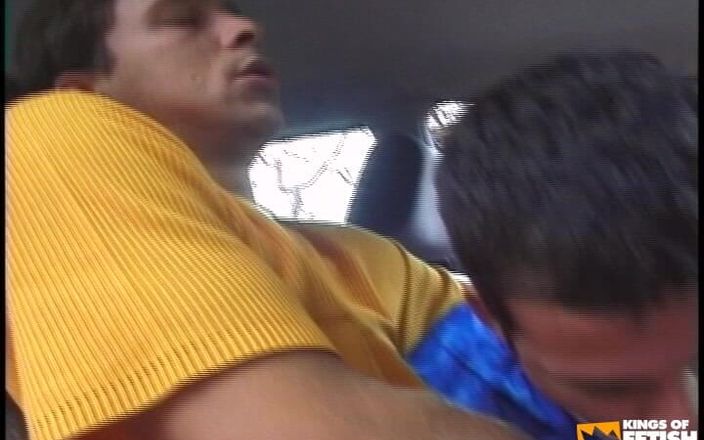 Gay Diaries: Two Horny Twinks Suck Their Hairy Cocks in the Car...