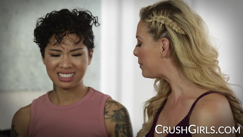 Crush Girls: Cherie Deville and her stepdaughter Honey Gold get naughty