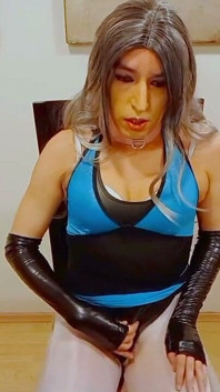Sesión De Masturbación Travesti