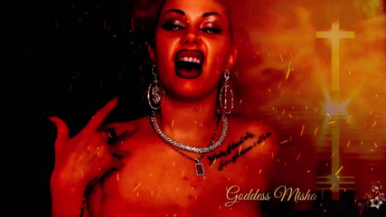 Goddess Misha Goldy: ASMR anti-religioasă fascinantă! Dă-ți sufletul și corpul diavolului!