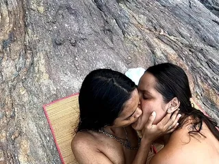 Paty Bumbum: Desi Indian on Nude Beach Live Sex with Paty Bumbum