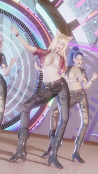 Kard - Gunshot Ahri, Kaisa & Evelynn Striptis Seksi