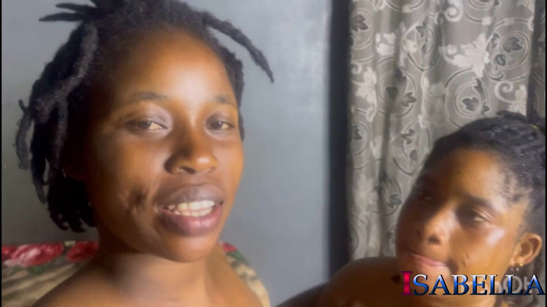 African Beauties: Mengongkek pepek lesbian panas itu