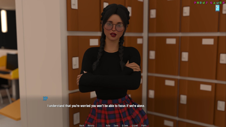 Porny Games: University Days by Greebo - doradca chce go głęboko między nogami 20