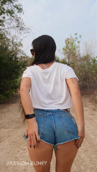 Public Walking and Beauty Flashing in Forest