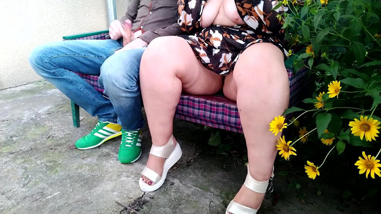OurFetishLife: Natural breasted milf fingers herself and gets my cum in...