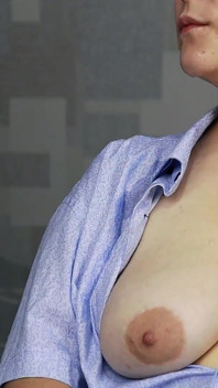 Sticky cum dripping from my lips