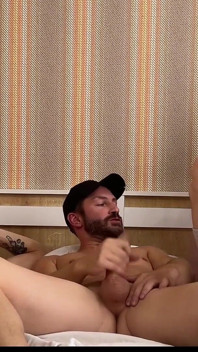 Part 2 at the Party, Three Guys Fuck Milogro Twink Hard in Two Cocks