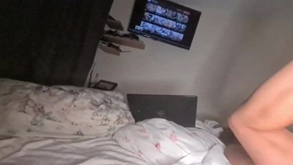 Anal Fetish Couple: Marido preparando a esposa para uma longa noite de foda