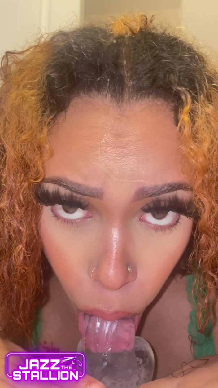 Jazz The Stallion: Treino na garganta em casa