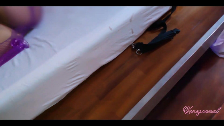 Venezoanal: Bar Whore Gives up Her Ass in Sexy Lingerie but...