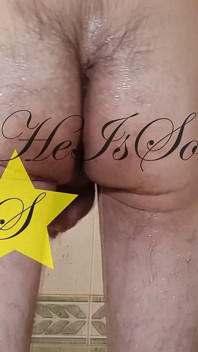 Butt Toy fick mig att komma i duschen!