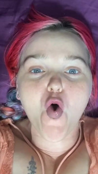 Long Tongue Swirling, Licking, Sucking at You