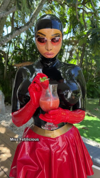 Wearing Full Latex in the Caribbean Heat Can Be Very Hot