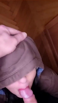 Blowjob Ambushed as I Try to Raid the Fridge.