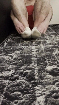 Treinador Karl's Feet in His White Socks [8893]