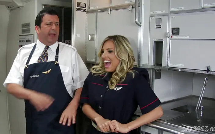 Adventures In Pornland: Not Airplane - Flight Attendants - S1 - Teagan &amp; Lexi Love