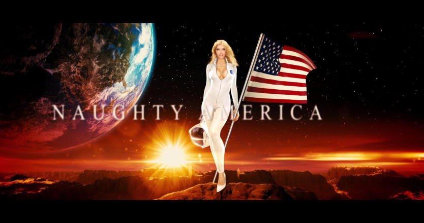 Naughty America: Naughty America - 책상에서 젖탱이로 섹스하는 Raven Hart