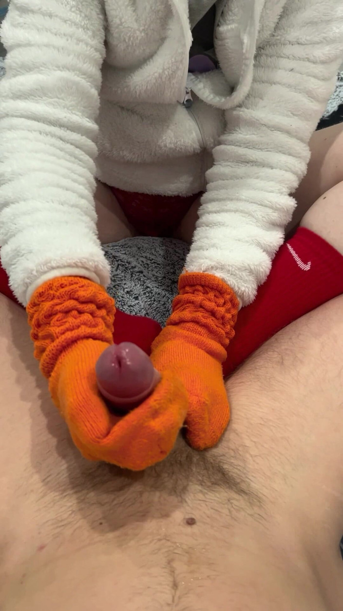 Frenchsockjob: Lavoro a mani