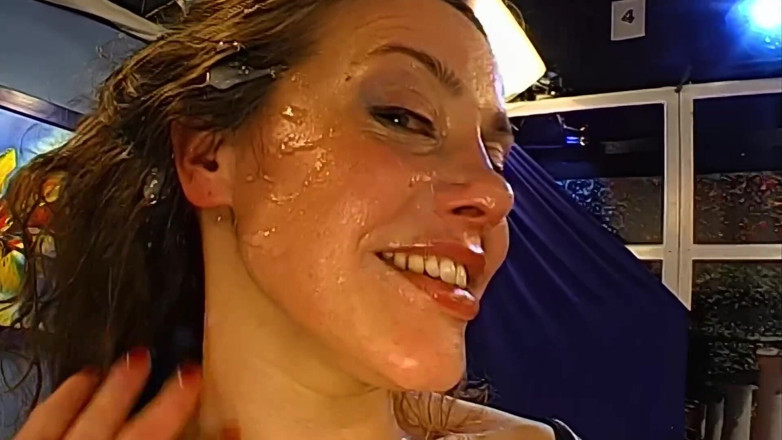 GGG John Thompson Classic Retro: Hot Blonde Gangbang Cumslut Demands Every Load