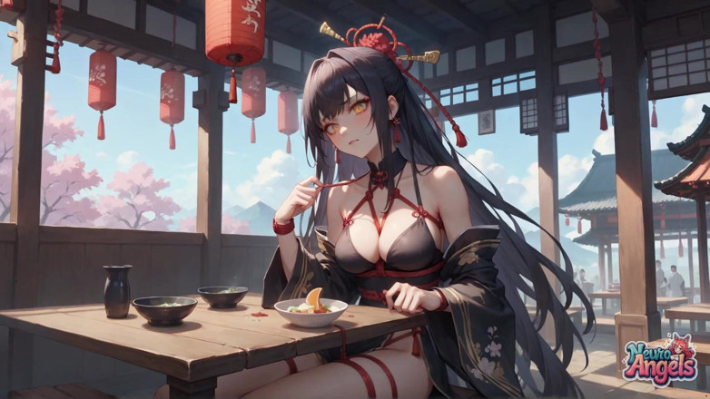 NeuroAngels: Uwodzenie rozlanego mleka: mokre kimono pokusa