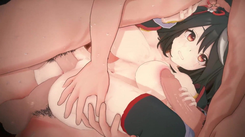 NSFWOtaku: Uma Musume - Kitasan Black Gangbang Sex - 3D Hentai Animations