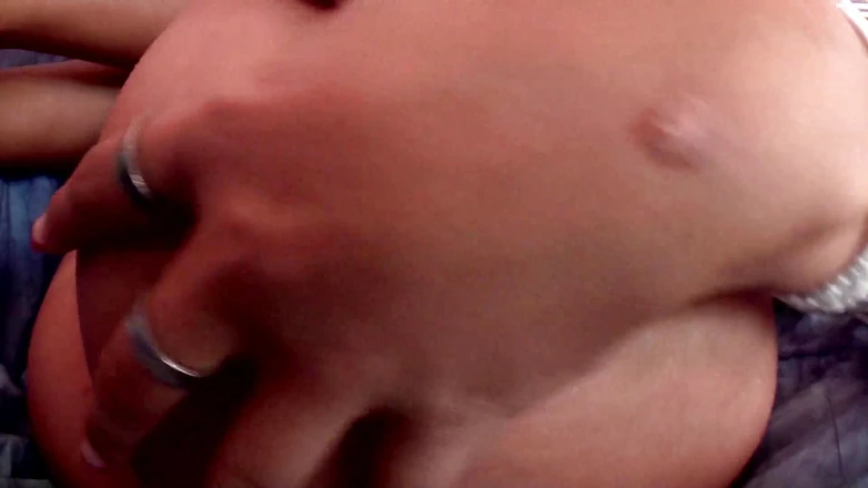 MMV German Amateur: Sexy brunette gets naughty and starts to play with her...