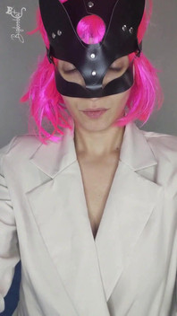 Explore My Pleasure with My Kitty Mask and Big Tits