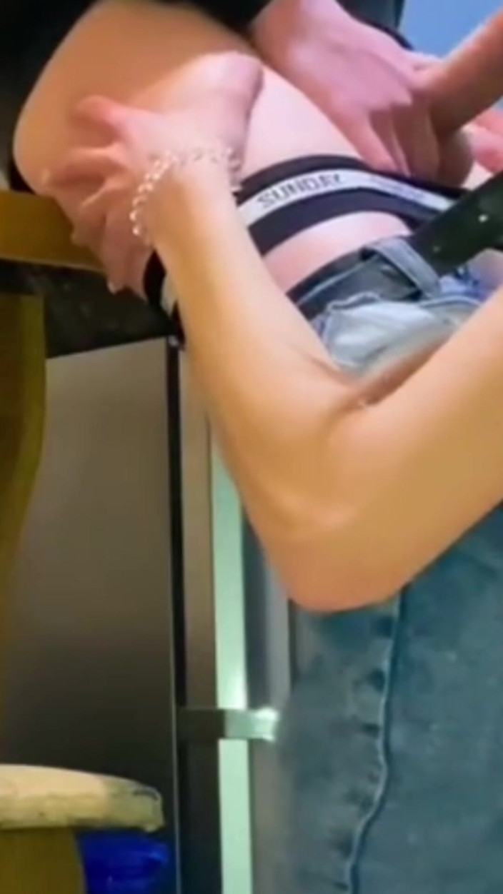 MaybeNatty: Student Fucks Classmate on the Kitchen Table