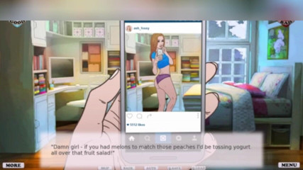 3DXXXTEEN2 Cartoon: Masturbating for Stepdaddy. 3D porn cartoon sex