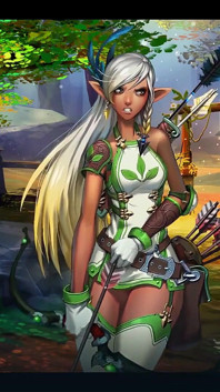 Best Elf Hentai Game Ep.1 Sexy Competition of Dark and Opalony Elf!
