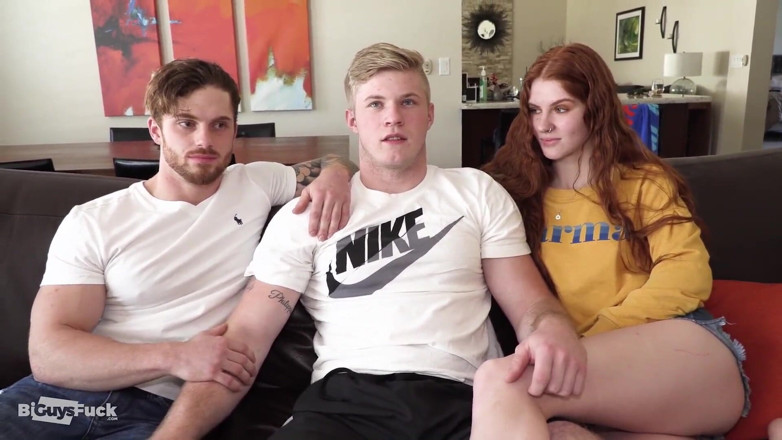Bi Guys Fuck: Dustin Hazel abre los boxeadores favoritos de Troy Daniel