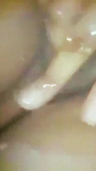 I Am Standing in the Dim Light at Mid Night, I Fingerings in My Own Pussy and Cums a Lot.