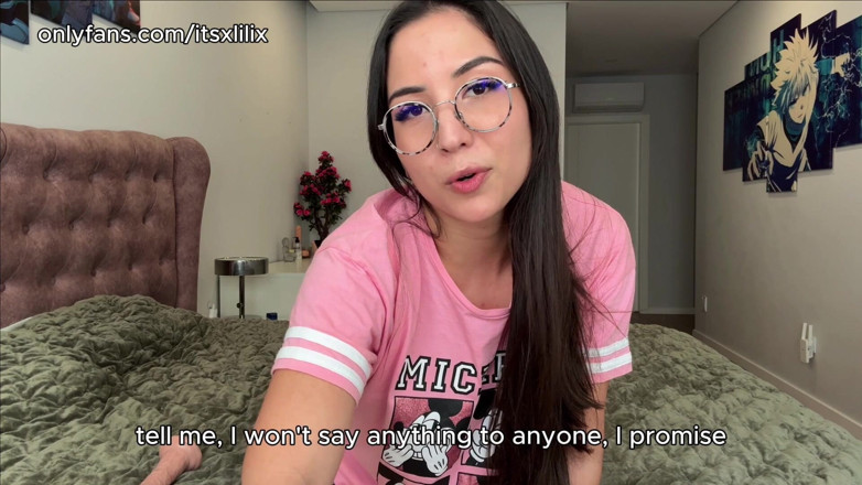 Itsxlilix: JOI CEI - Girlfriend, Stepsister or Teacher - Foot Fetish and Cum...