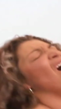 Sexy blonde is a BBW teen who has interracial sex sucking and fucking a black cock