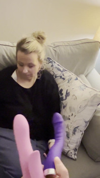 Just a Stepmom Bod Taking a Full Load After Sucking Cock and Playing with a Dildo
