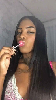 Ebony Pearl Lolipop Teasing!
