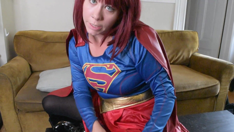 Deanna deadly: Zła supergirl rozpływała się po próbie uwodzenia cię rajstop pov...
