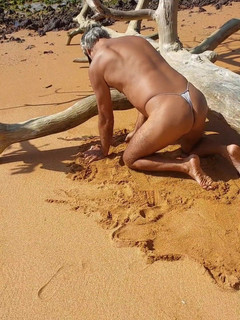 Ladysilvas: Ladysilva mi gran culo en la playa