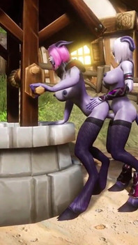 Draenei futa трахає дівчину draenei на бажання добре | Warcraft порно пародія