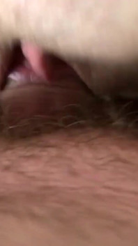 Let's Pee and Fuck! Cock Rubbing Wet Pussy Close up