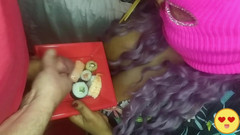 Sexsicouple: Horny married milf sucked our two cocks and asked for...
