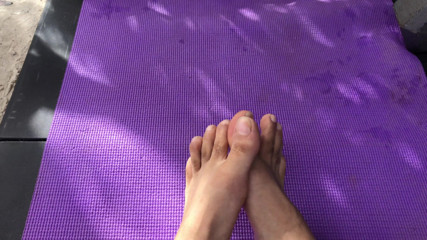 Arthur Eden aka Webcam God: POV foot fetish (4K)