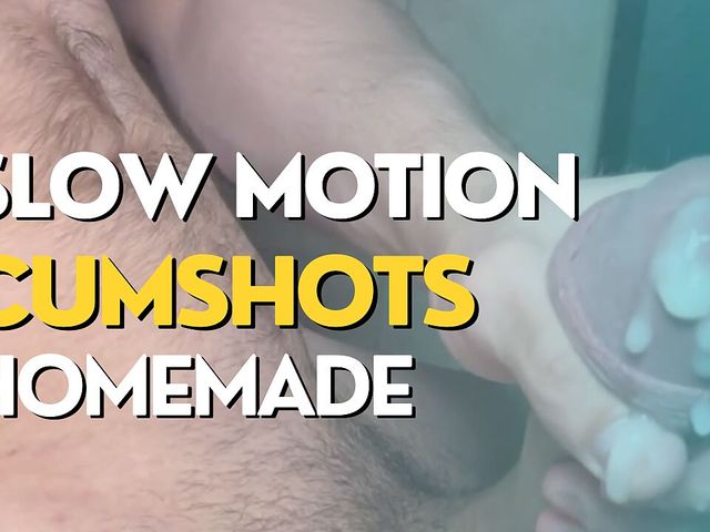 Slow Motion Cumshots Homemade Compilation (Me and myself on paradise)