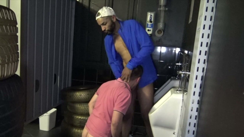 Recent amator bareback French porn: Slut Fucked Raw in Public Toilets by Arab
